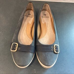 Ruff Hewn sz 9 Misha blue suede flats